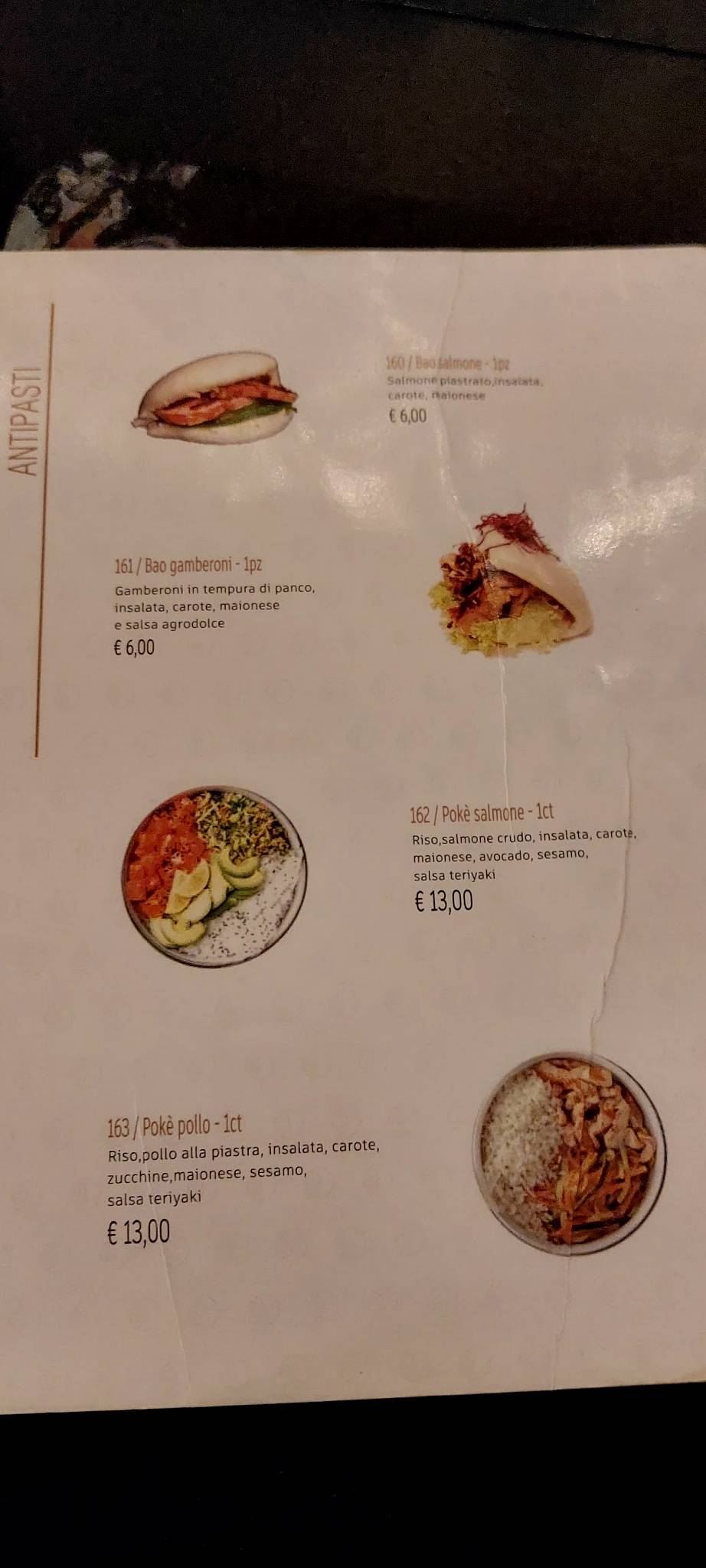 Menu di Marshal Sushi 