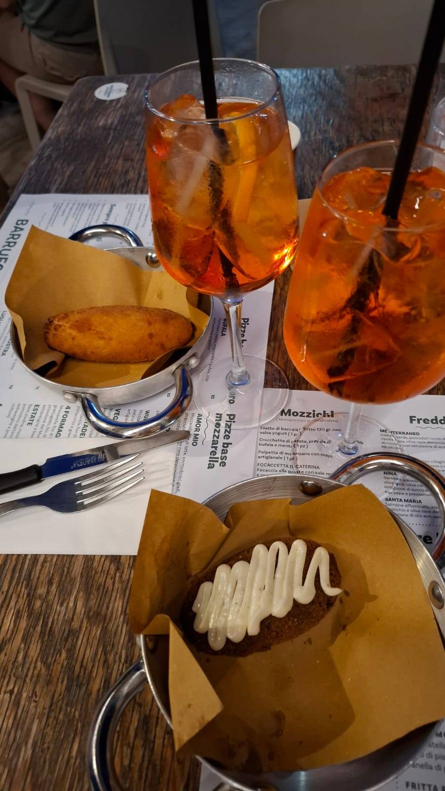 Menu di Barrueco 