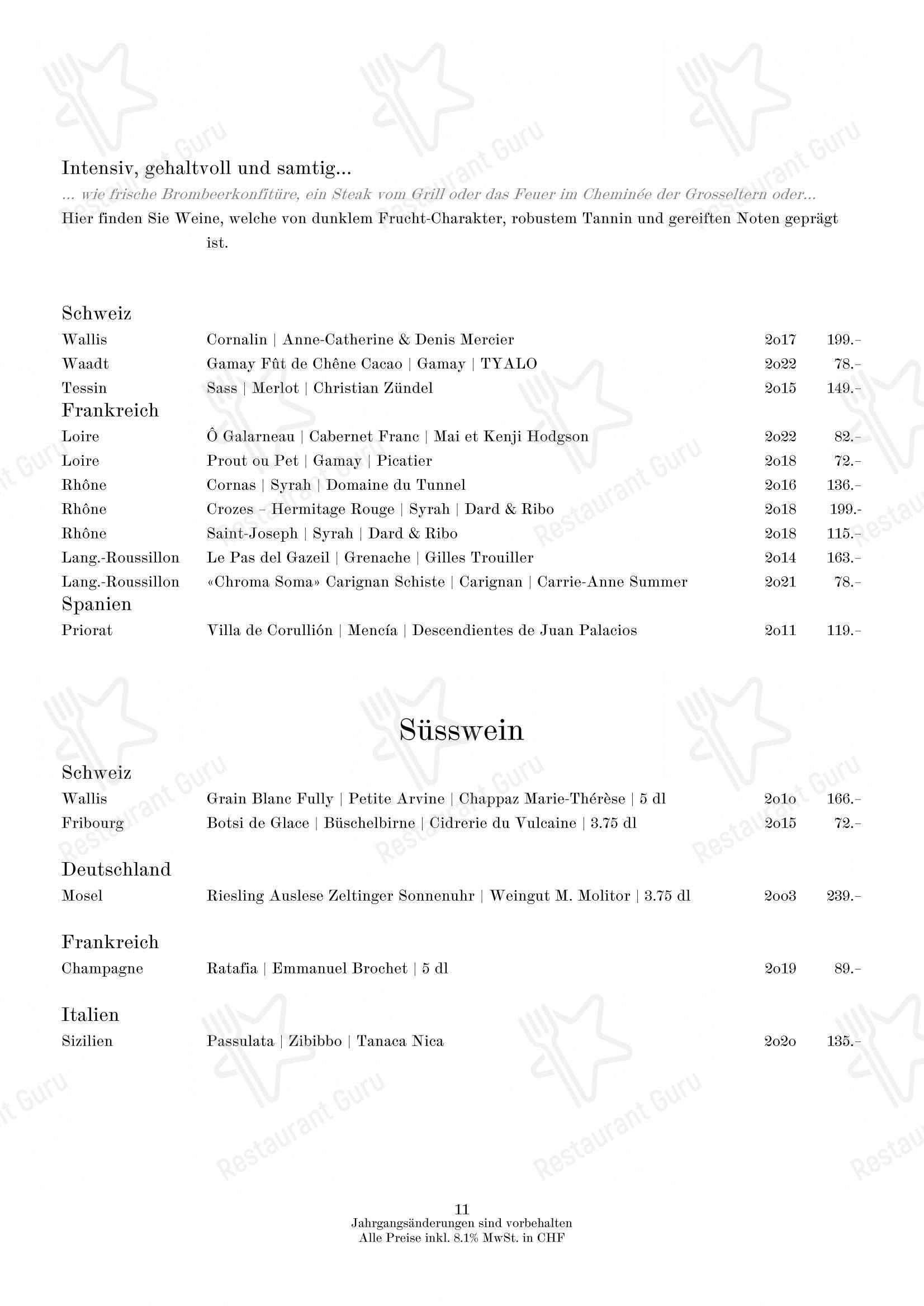 Menu di Neue Taverne - pasti e bevande