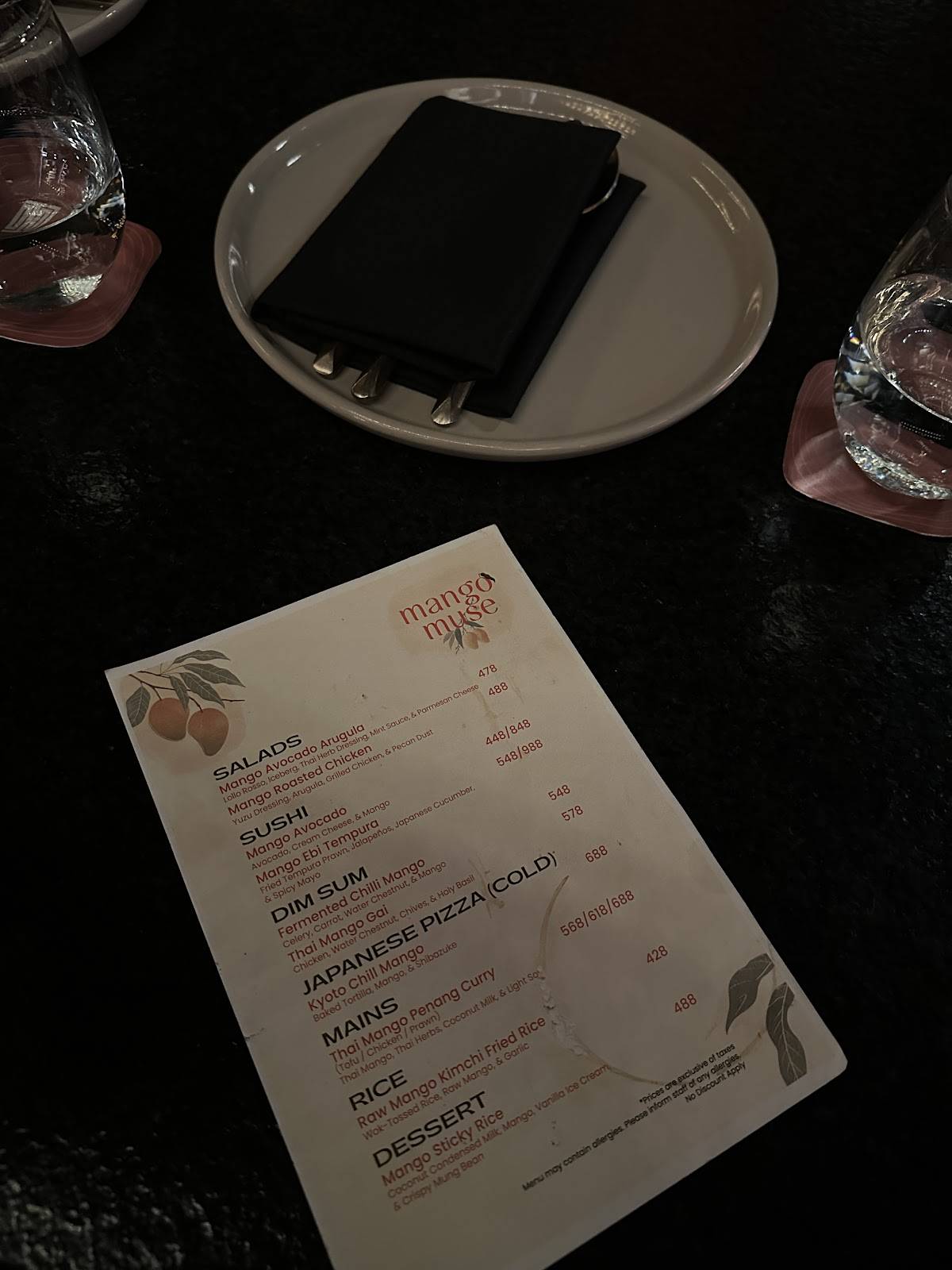 Noho Progressive Asian House menu
