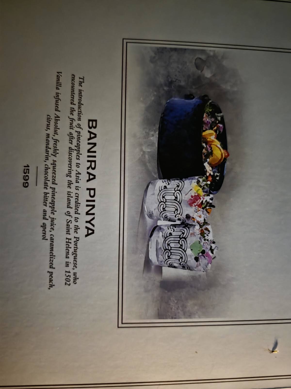 Noho Progressive Asian House menu