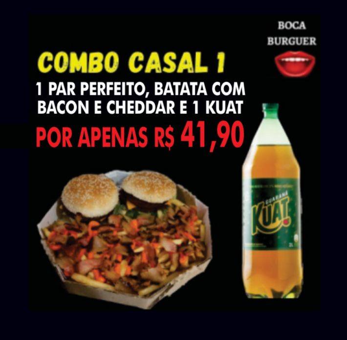 Novo Boca Burger cardápio