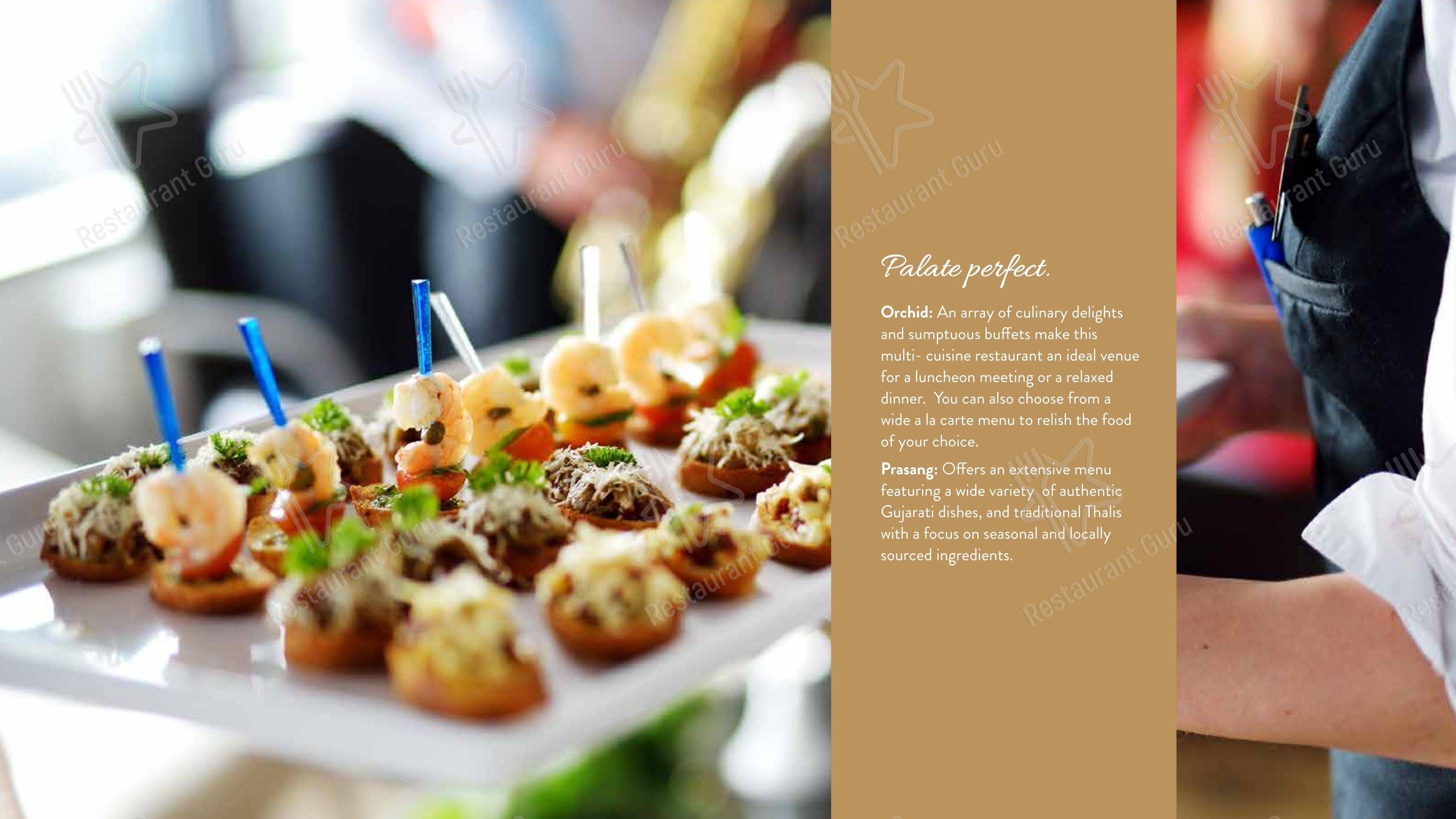 Menu for Orchid by Fortune Inn Haveli in Gandhinagar