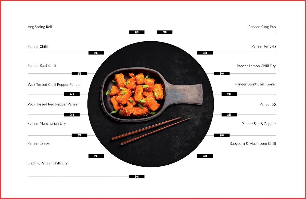 Oriental Stories menu