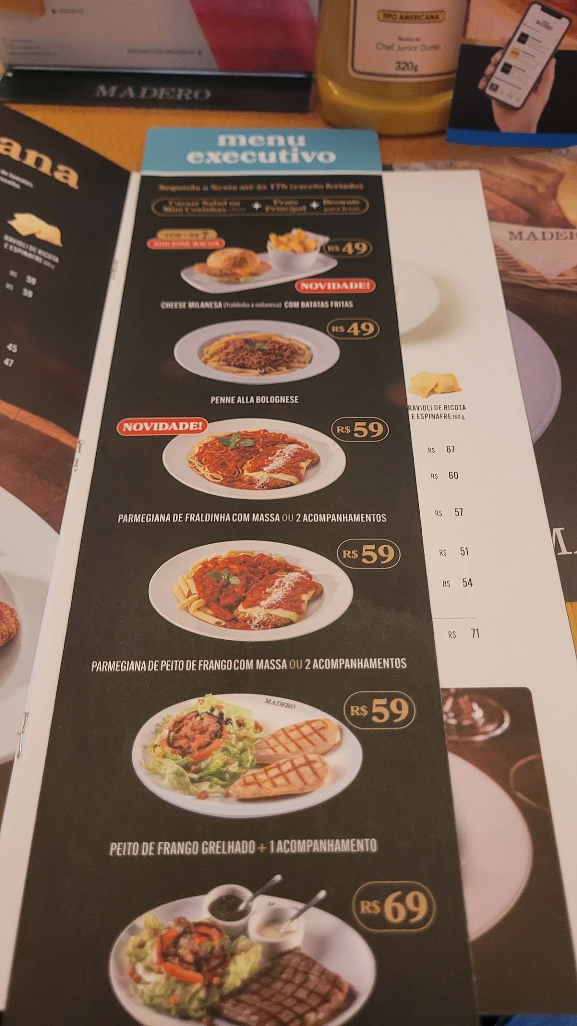 Madero Steak House União Osasco cardápio