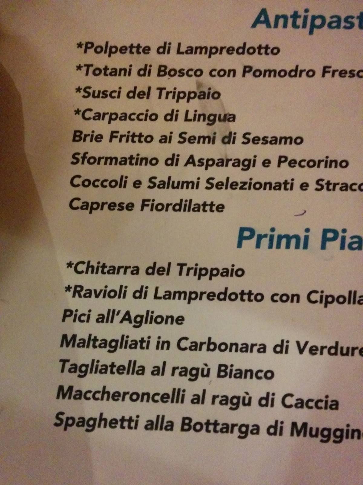osteria tripperia il magazzino piazza della passera firenze fi