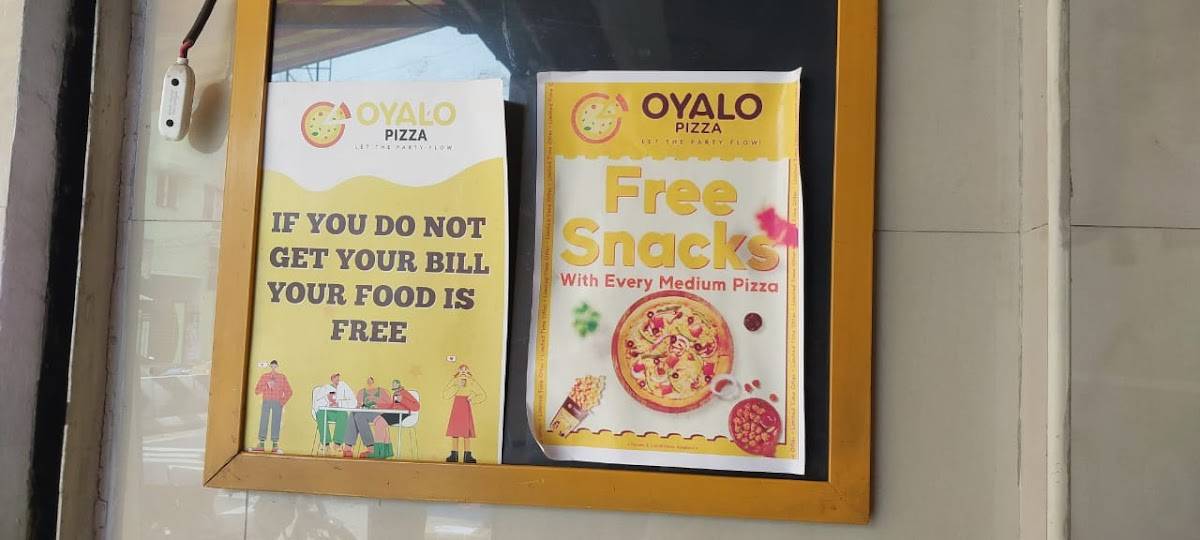 Oyalo pizza Nadarmedu menu