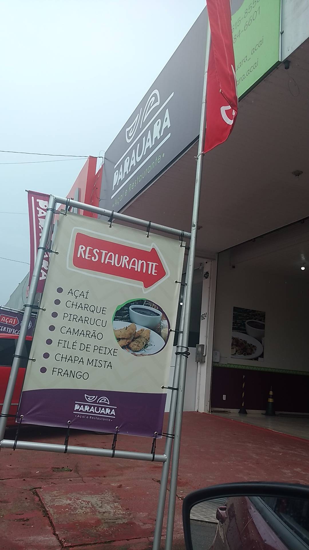 Parauara Açaí E Restaurante cardápio