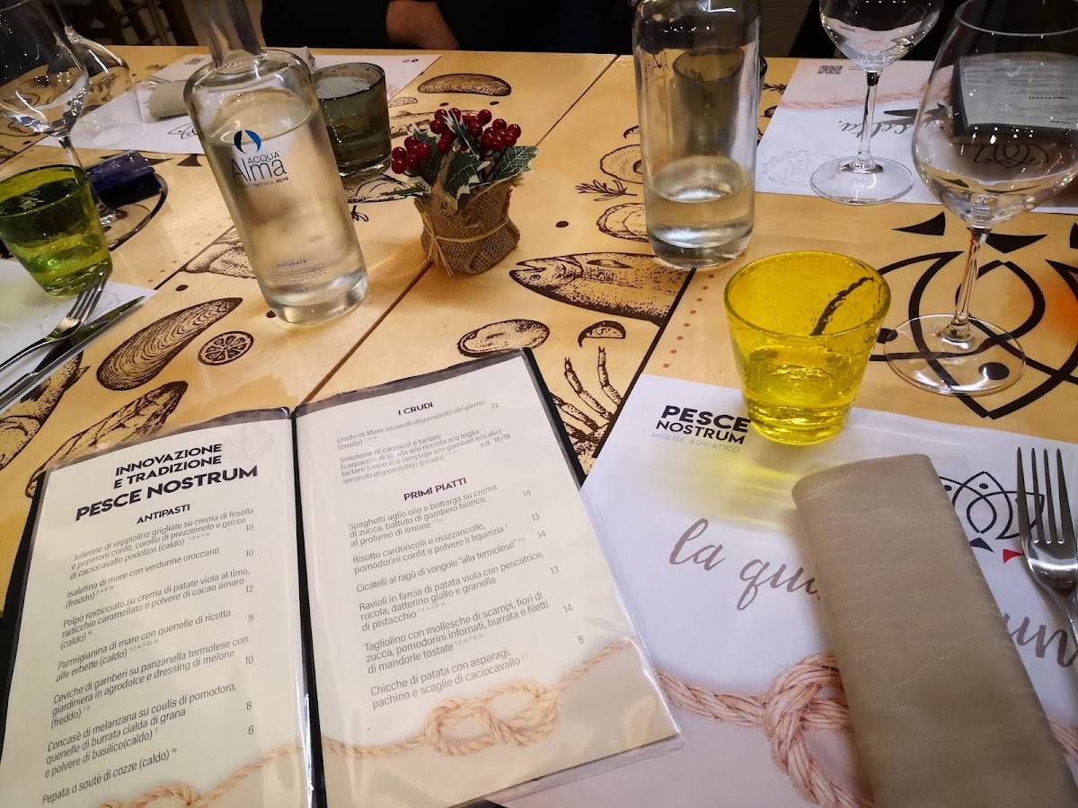 Menu di PESCE NOSTRUM 
