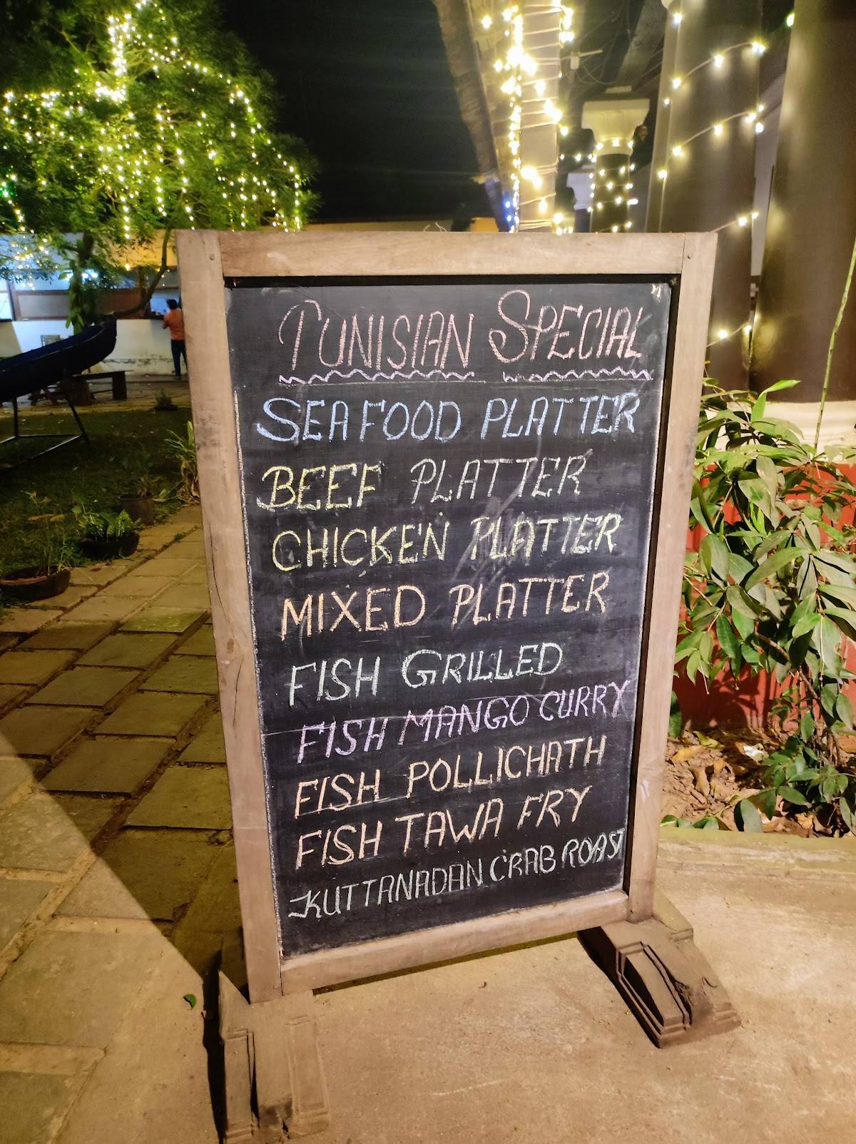 Pachamulaku Restaurant by Tunisian menu