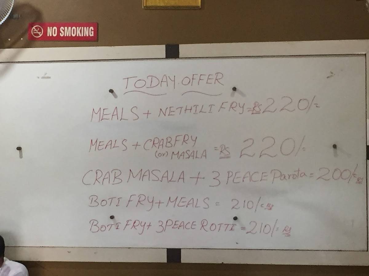 Padmavathi Family Restaurant menu