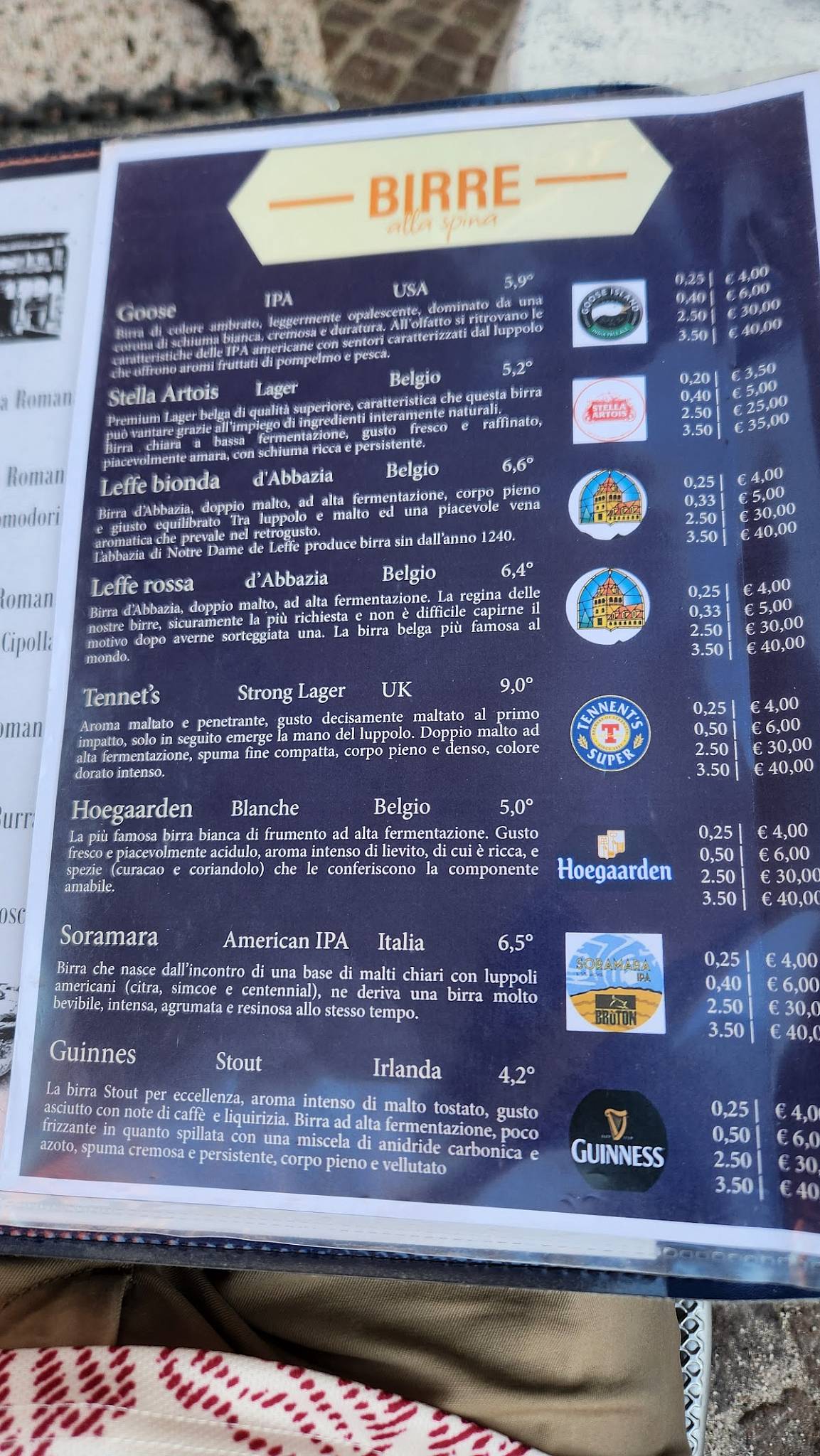 Menu di St.John'S Pub 