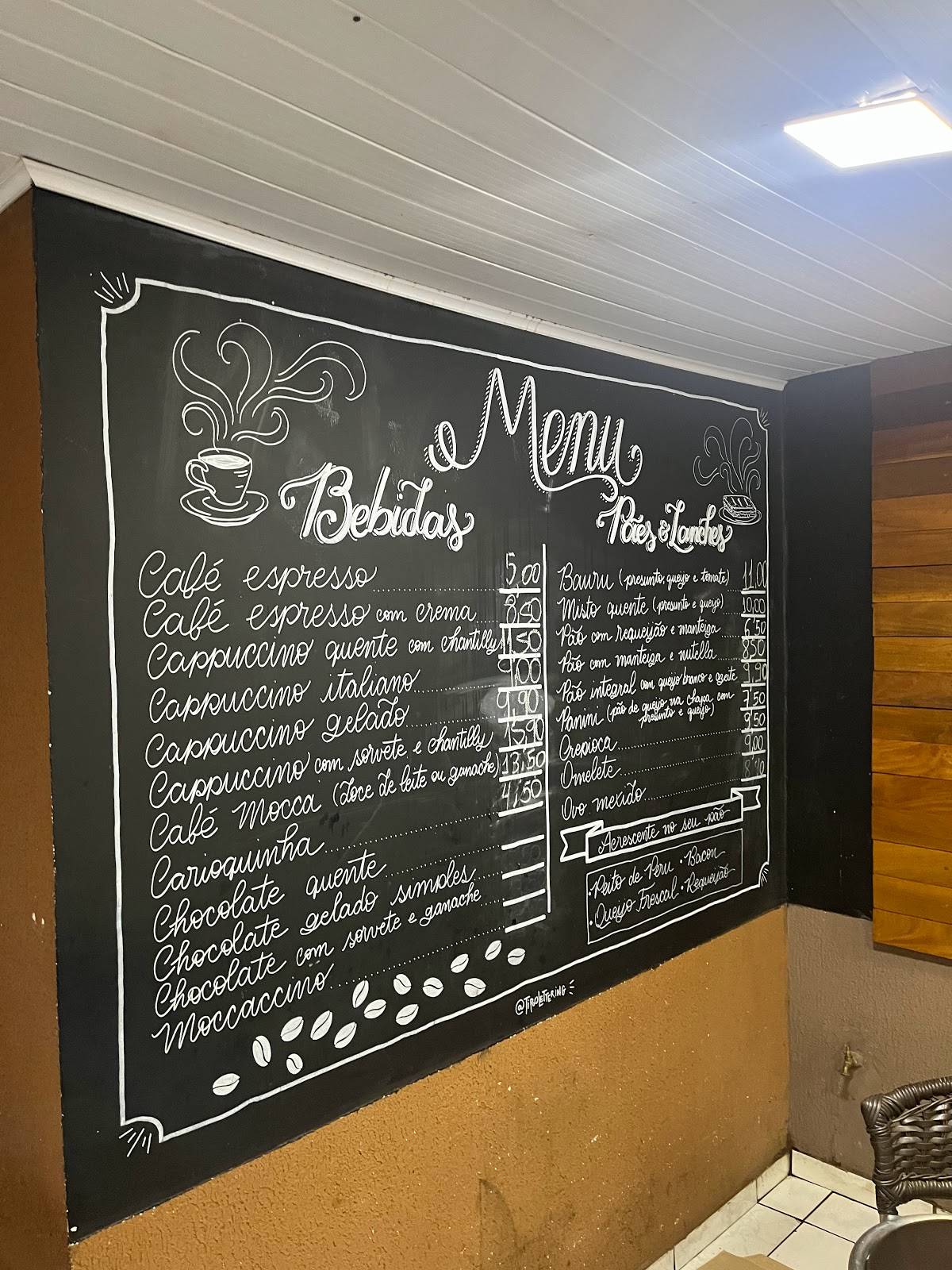 Panificadora Nathália / Coffee Break Empresarial Outros cardápio