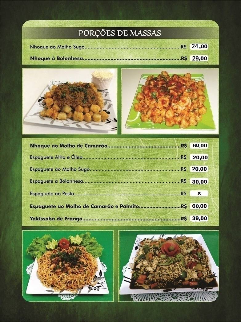Frangalhos Largadão cardápio