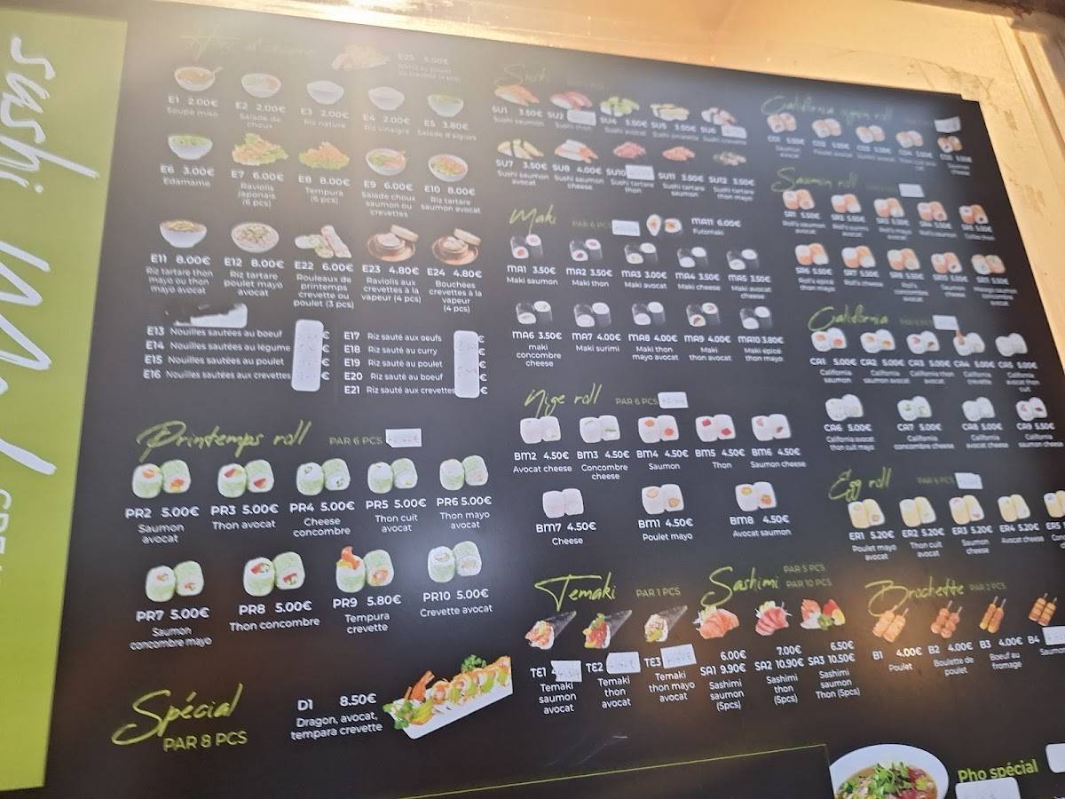 Menu de Sushi Mod