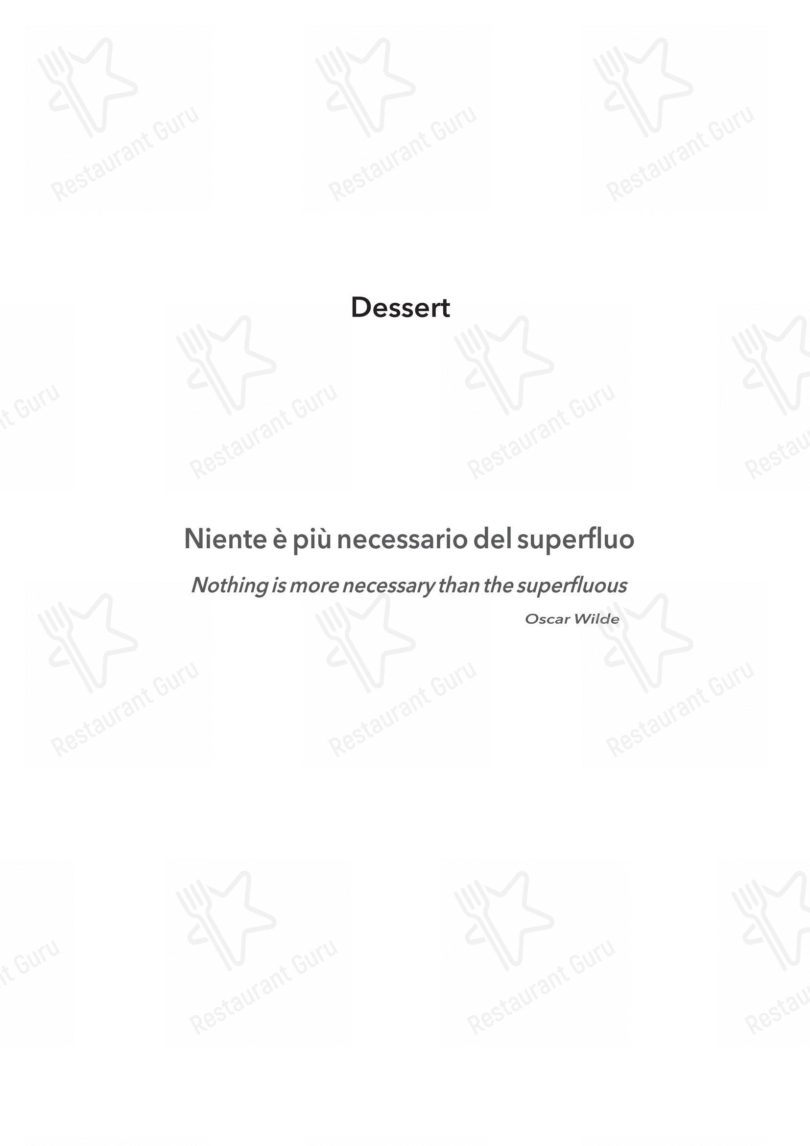 Menu di Pascucci al Porticciolo - Menu bar