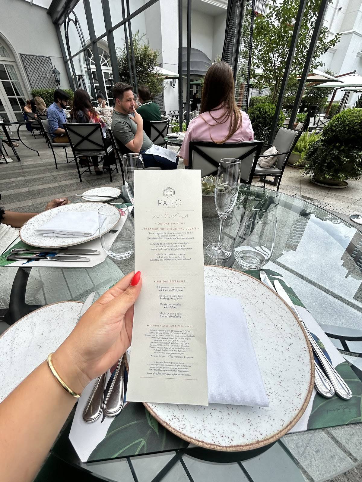 Pateo do Palácio cardápio