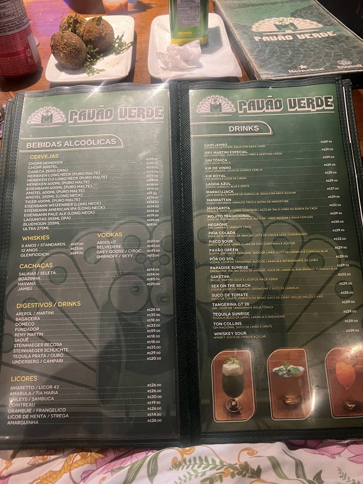 Restaurante Copa Green cardápio