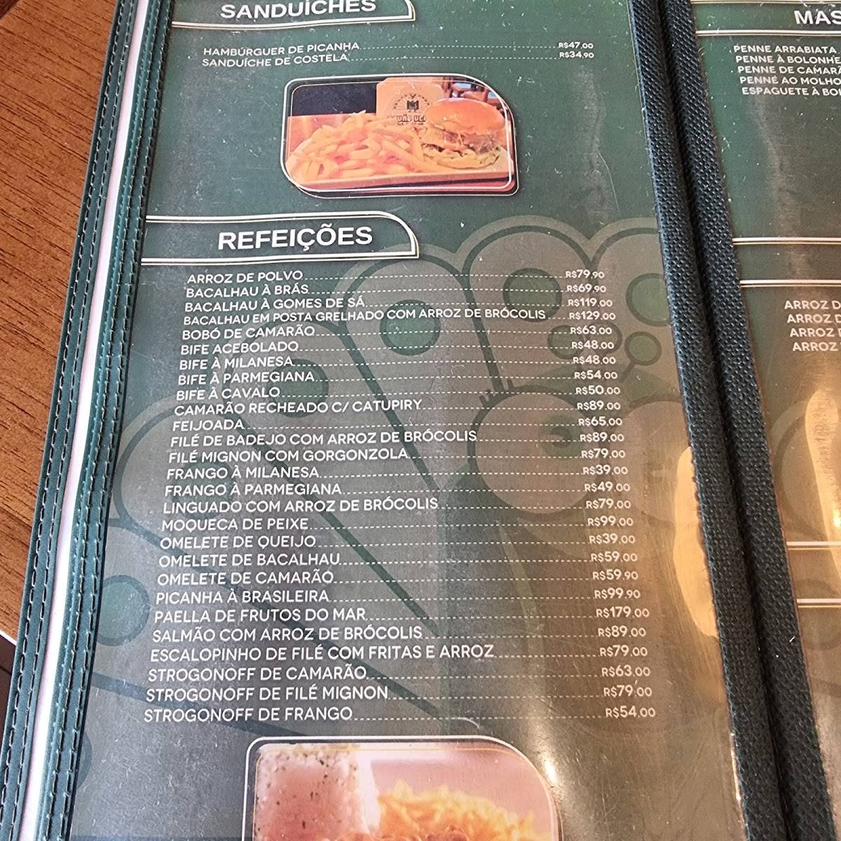 Restaurante Copa Green cardápio