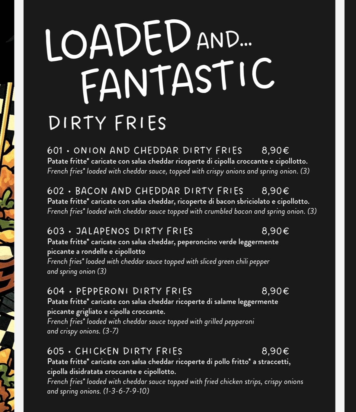 Menu di Penny Burger 