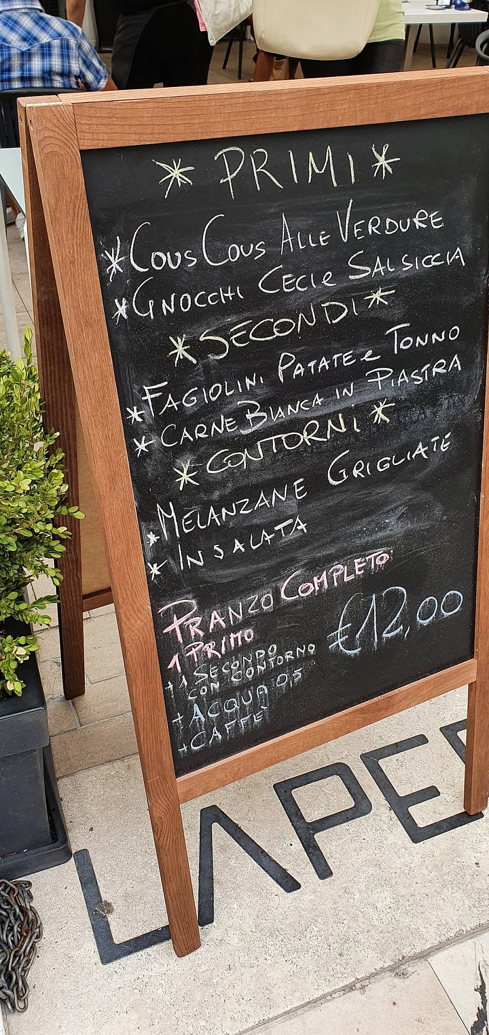 Menu di Bar Gelateria Perla Nera 