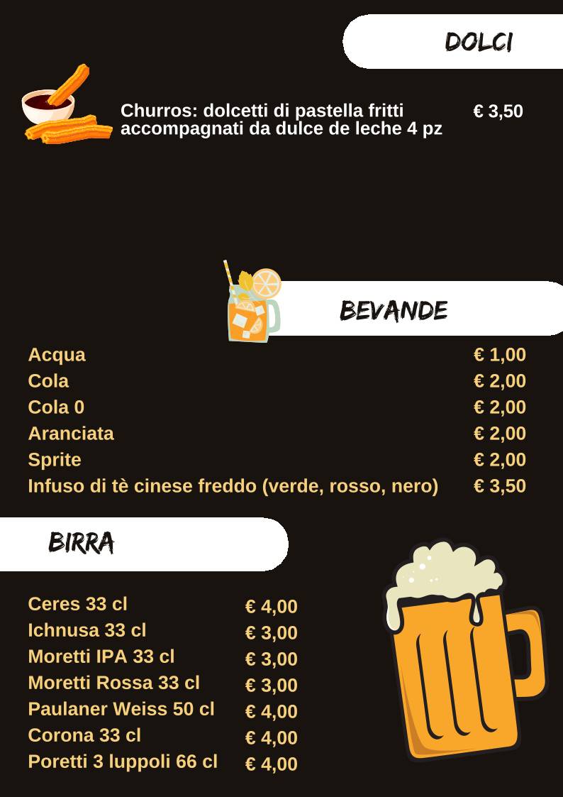 Menu di Coast to Coast 