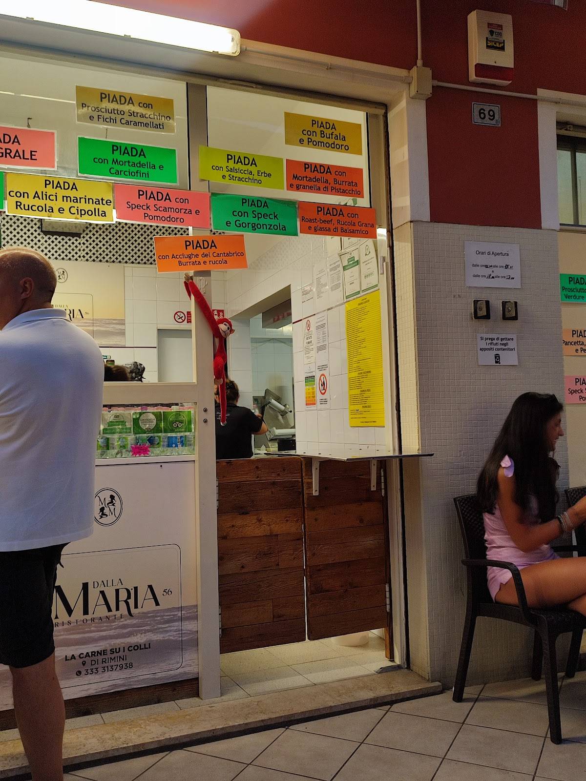 Menu di Piadineria Da Romano 