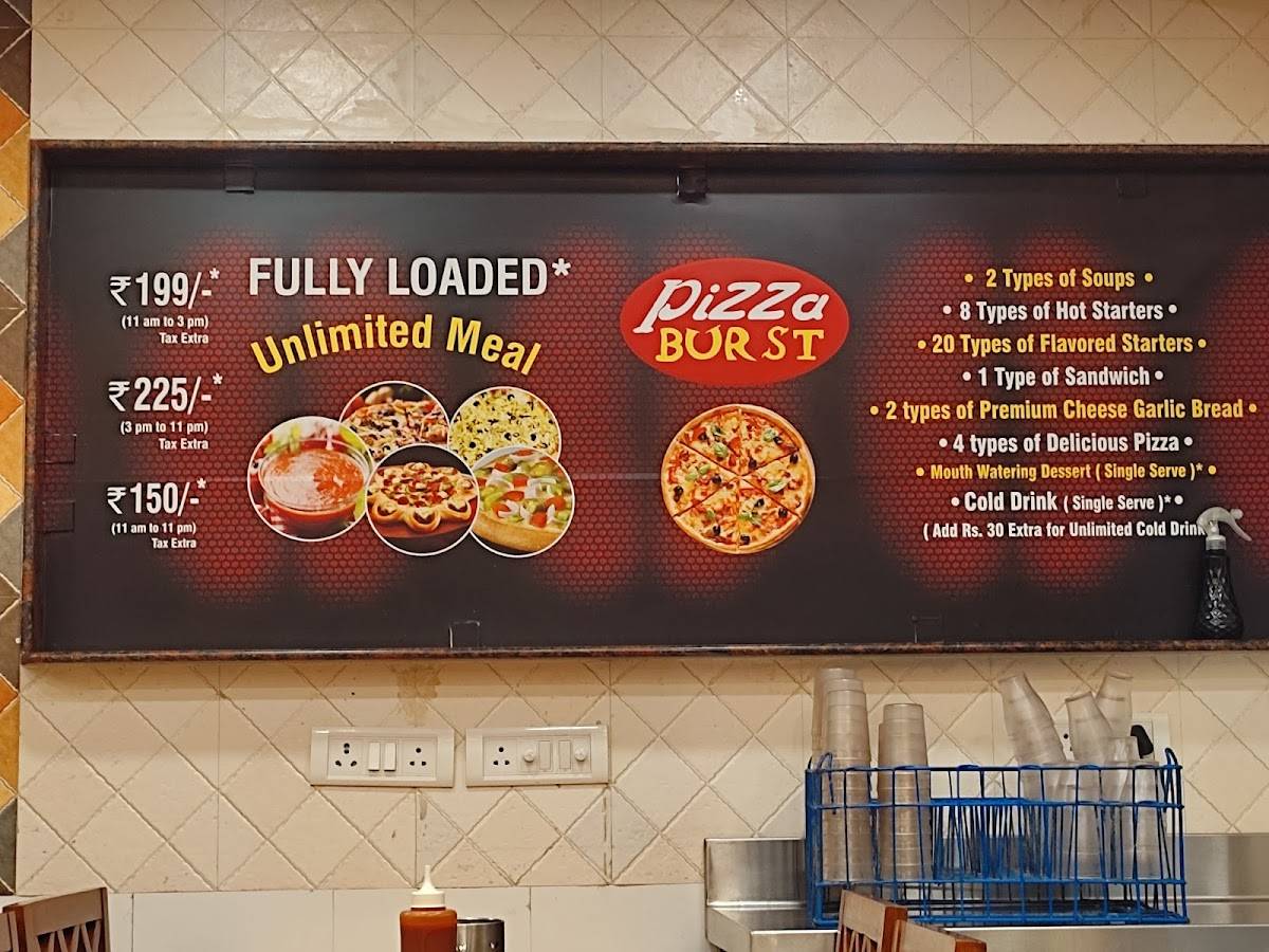 Menu at Pizza Burst Nashik, Nashik