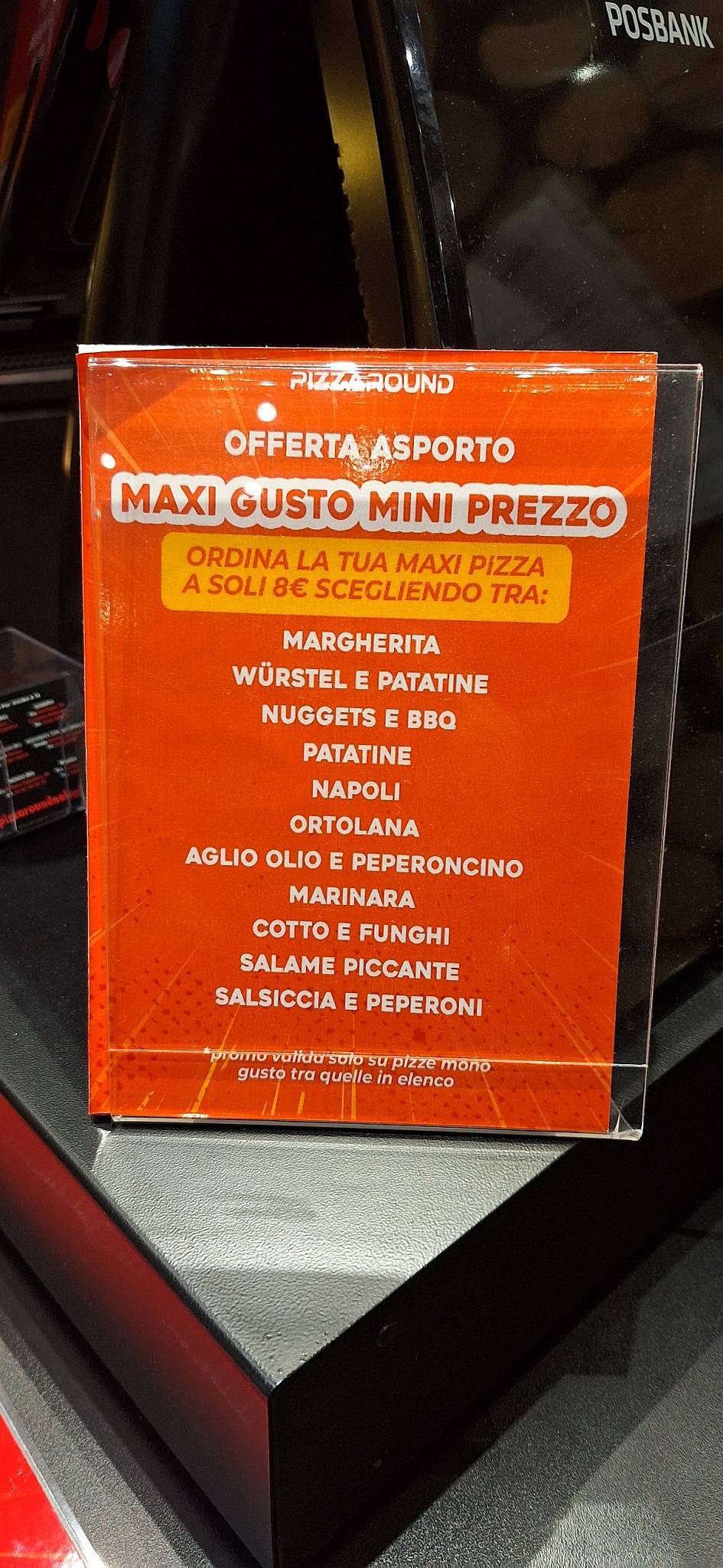 Menu di PizzaRound - Giussano 