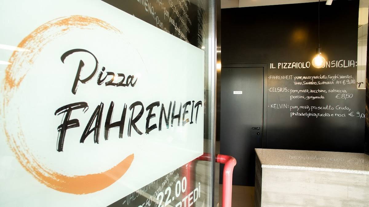 Menu di Pizza Fahrenheit 