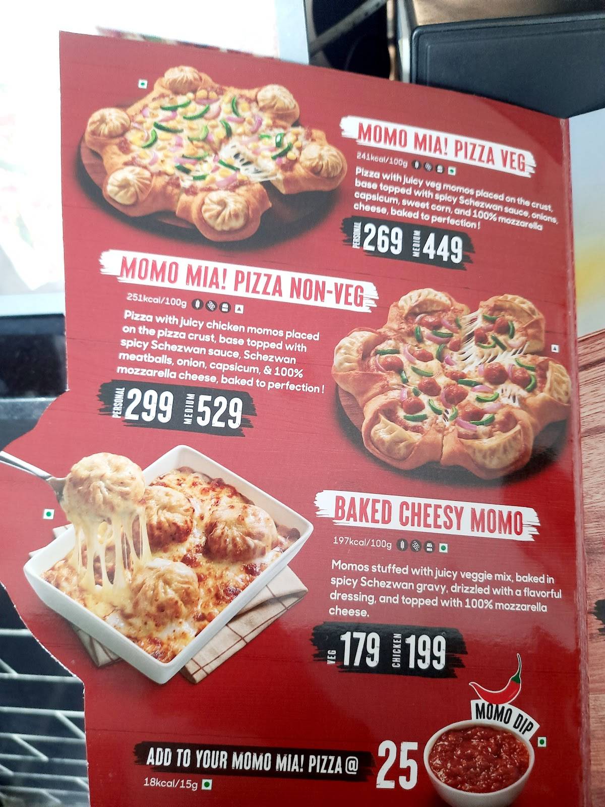 Pizza Hut Medical Road, Jhansi menu