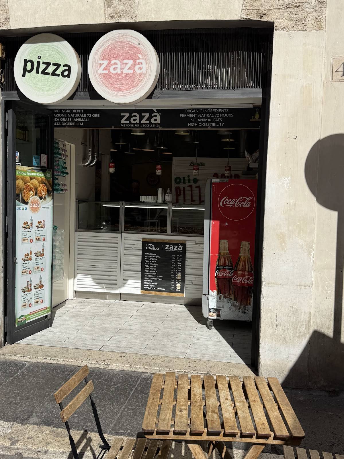 Menu de Pizza Zazà
