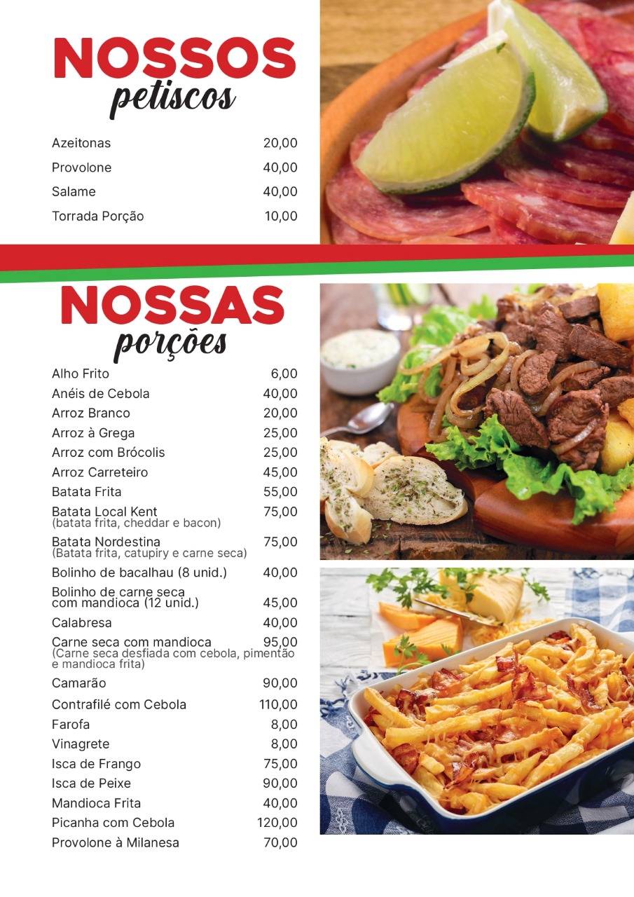 Pizzaria Local Kent cardápio