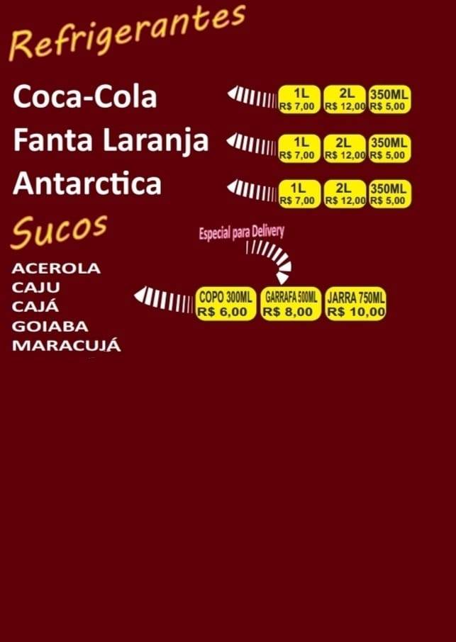 Pizzaria Ouro cardápio