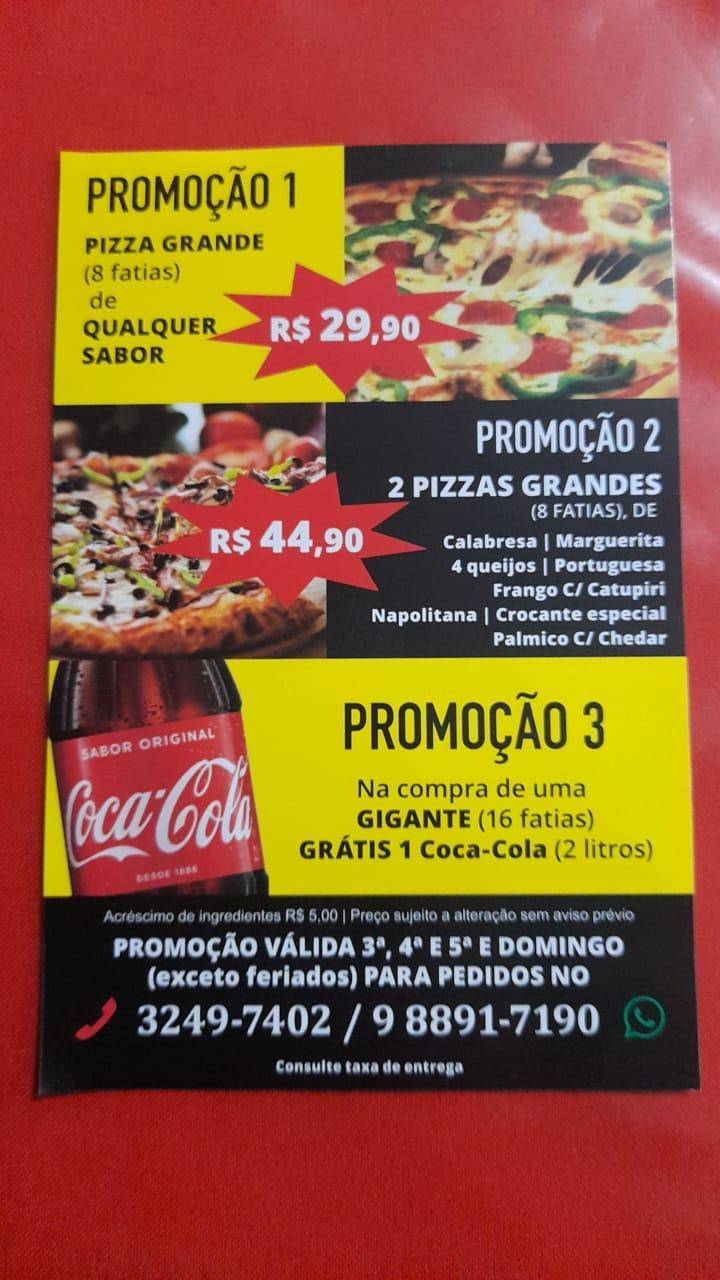 Pizzaria Scatolla cardápio