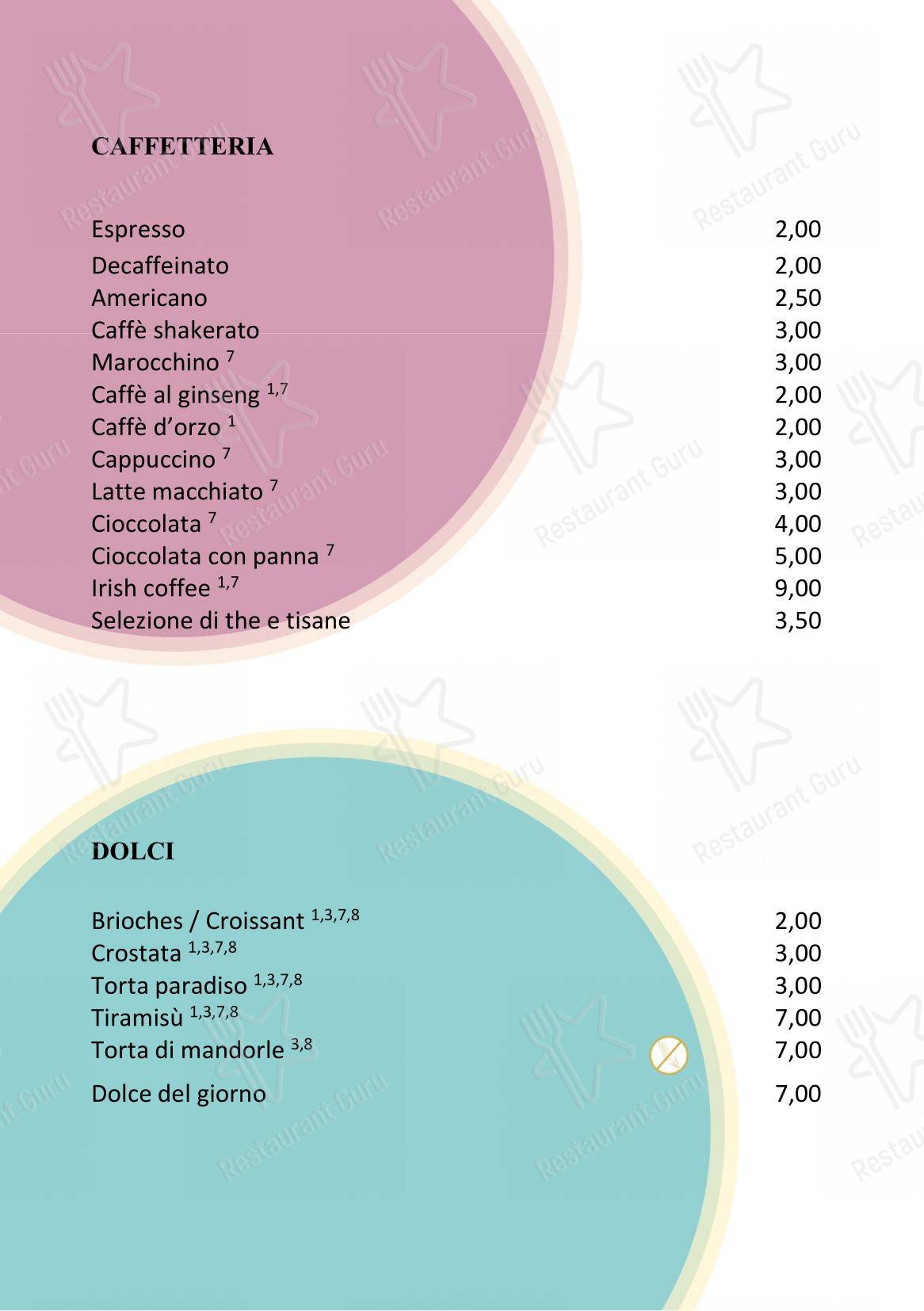 菜单 per Cafe Bellini caffè bar