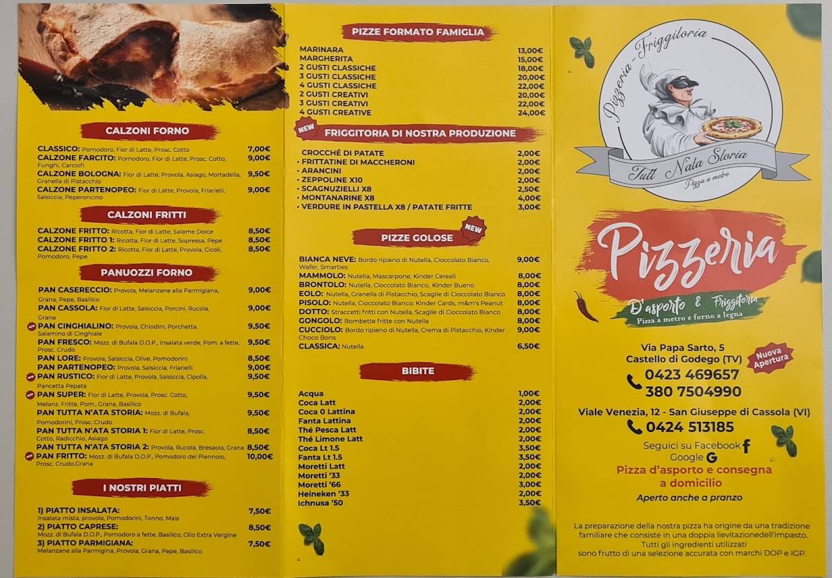 Menu di Pizzeria Castello 
