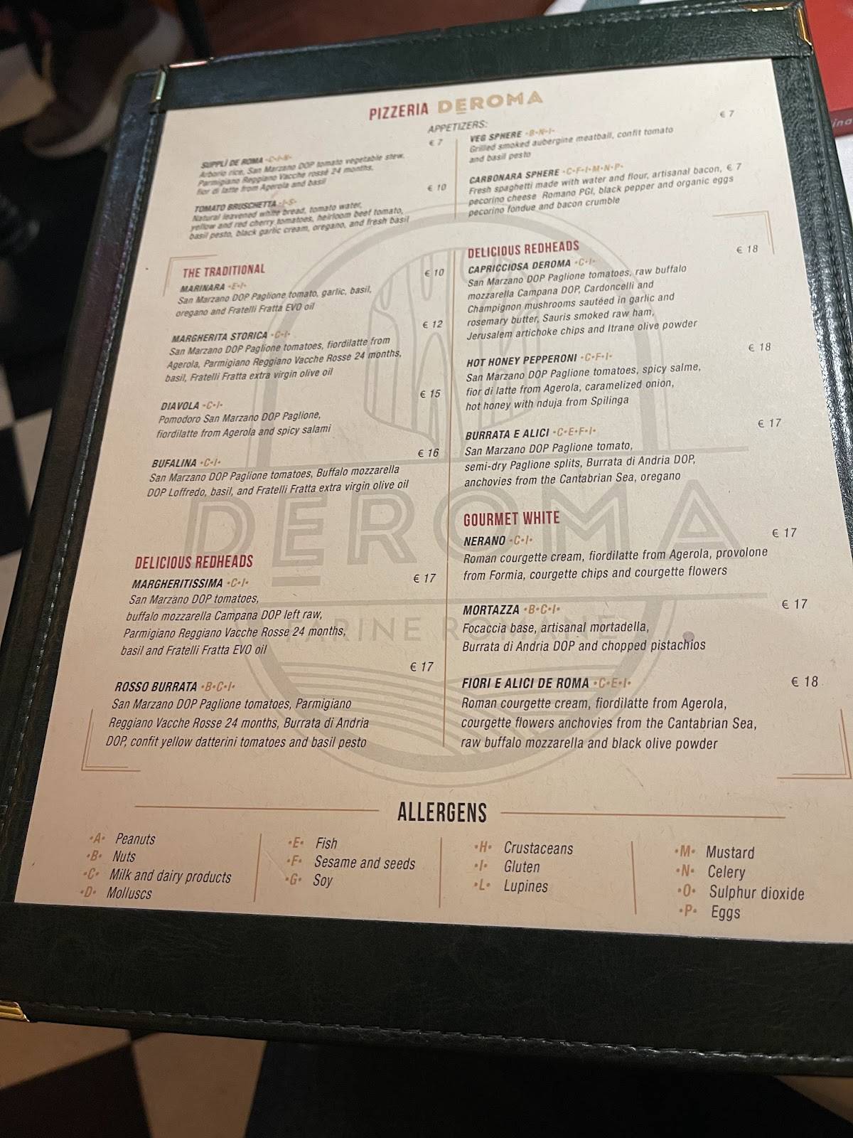 Menu di DEROMA - Farine Romane 