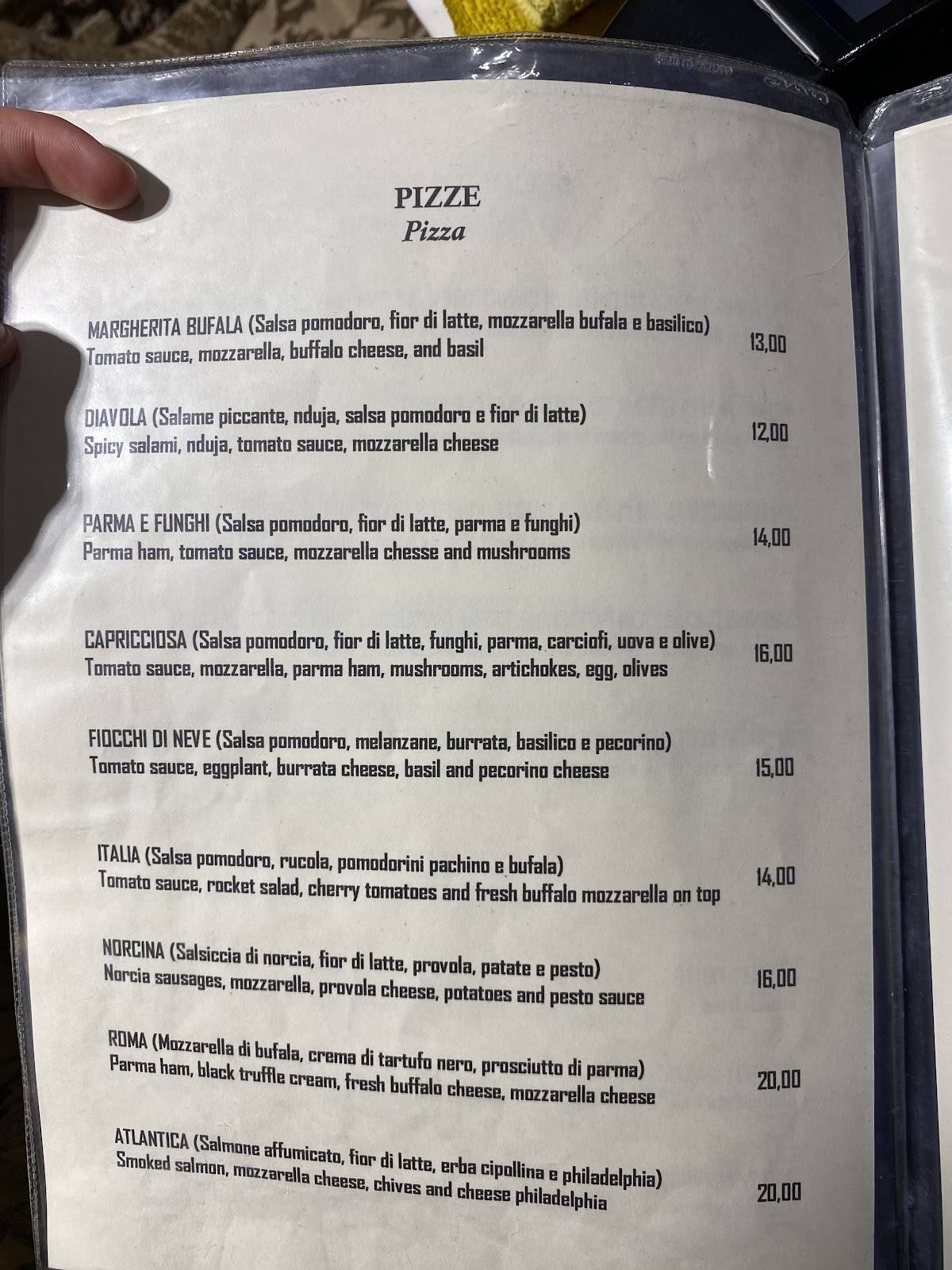 Menu di Klass Restaurant 