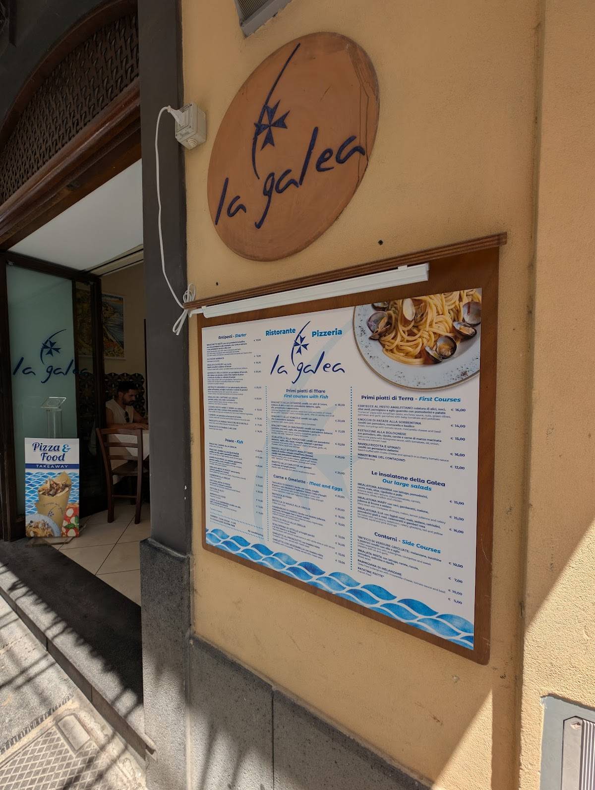 Menu di La Galea 