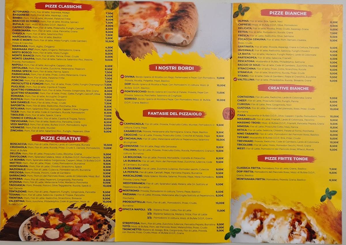 Menu di Pizzeria Castello 