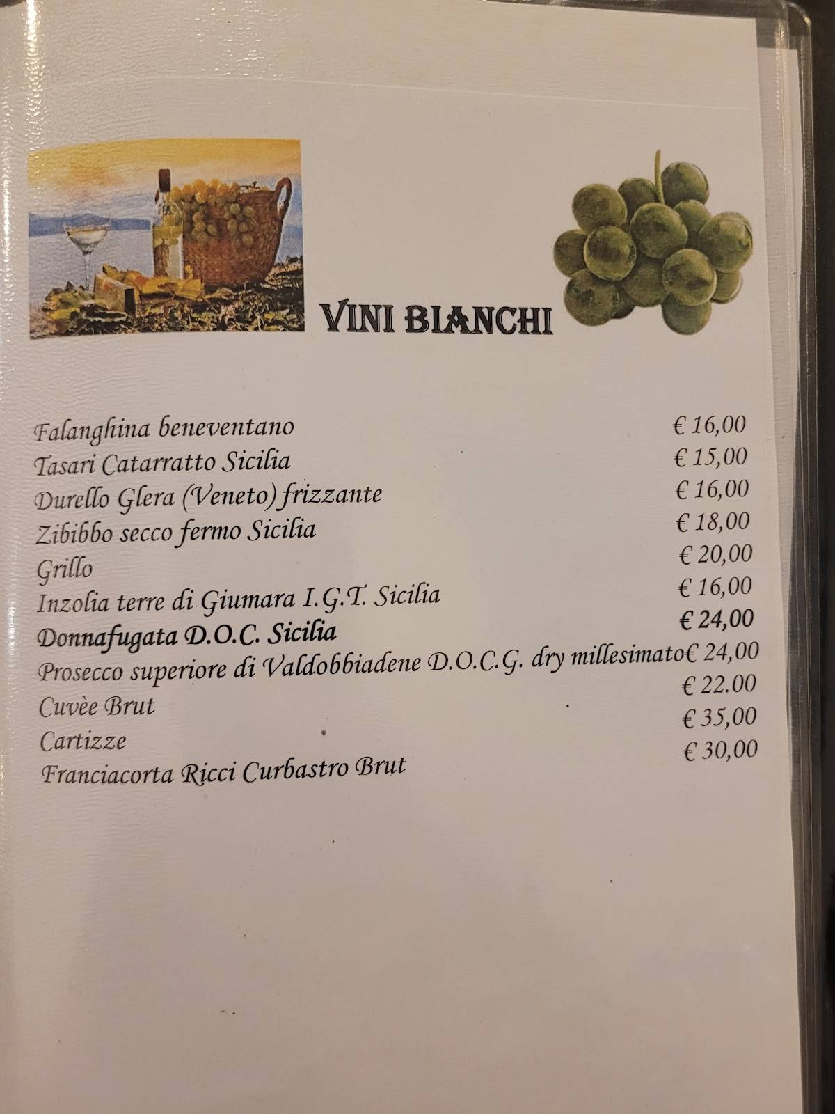 Menu di Ristorante Pizzeria Capriccio 
