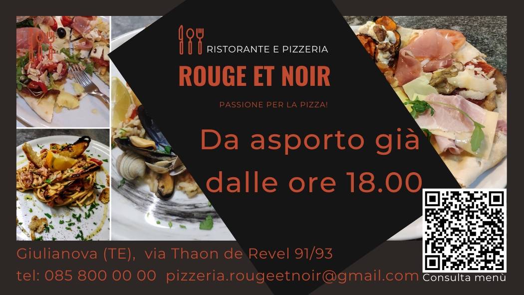 Menu di Pizzeria Ristorante Rouge Noir 