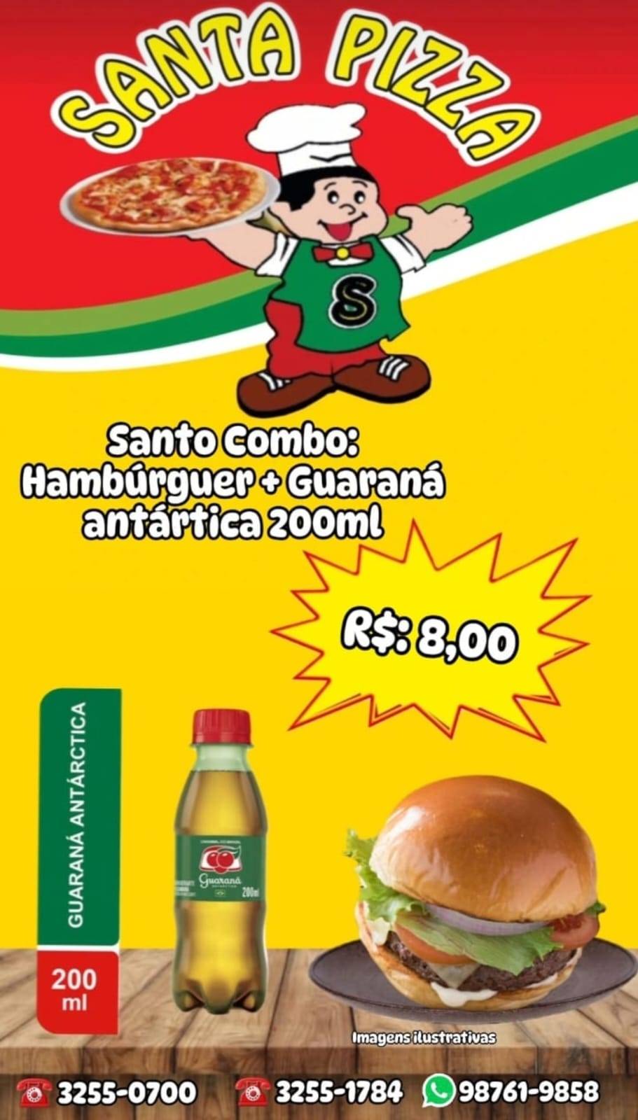 Santa Pizza Delivery cardápio