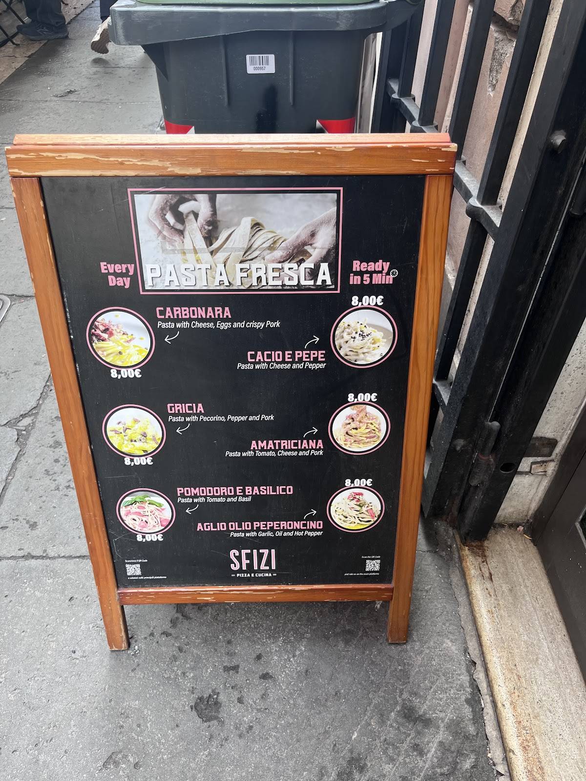 Menu di Sfizi di Pizza 