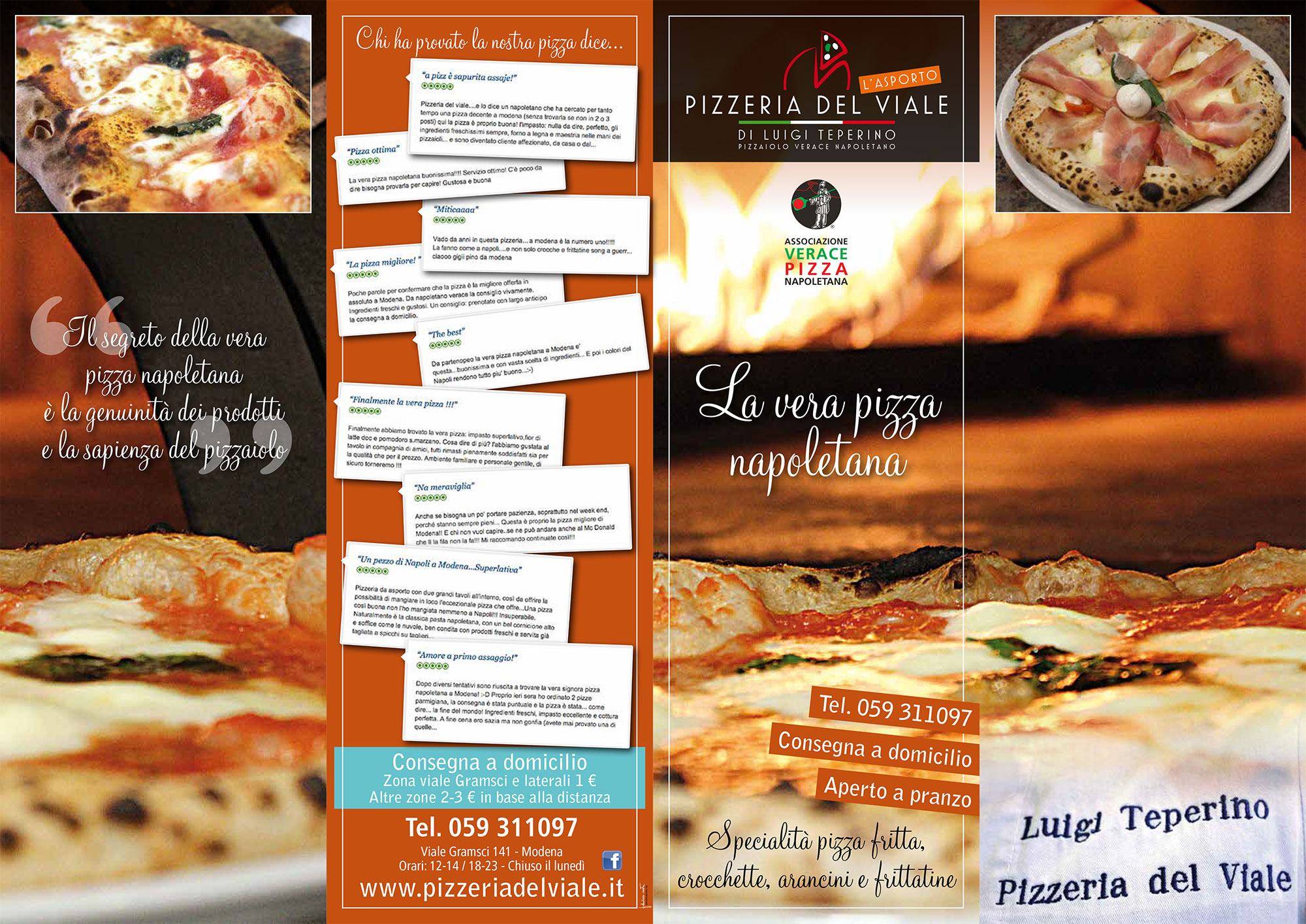 Menu di Luigi Teperino Pizzeria - Asporto 