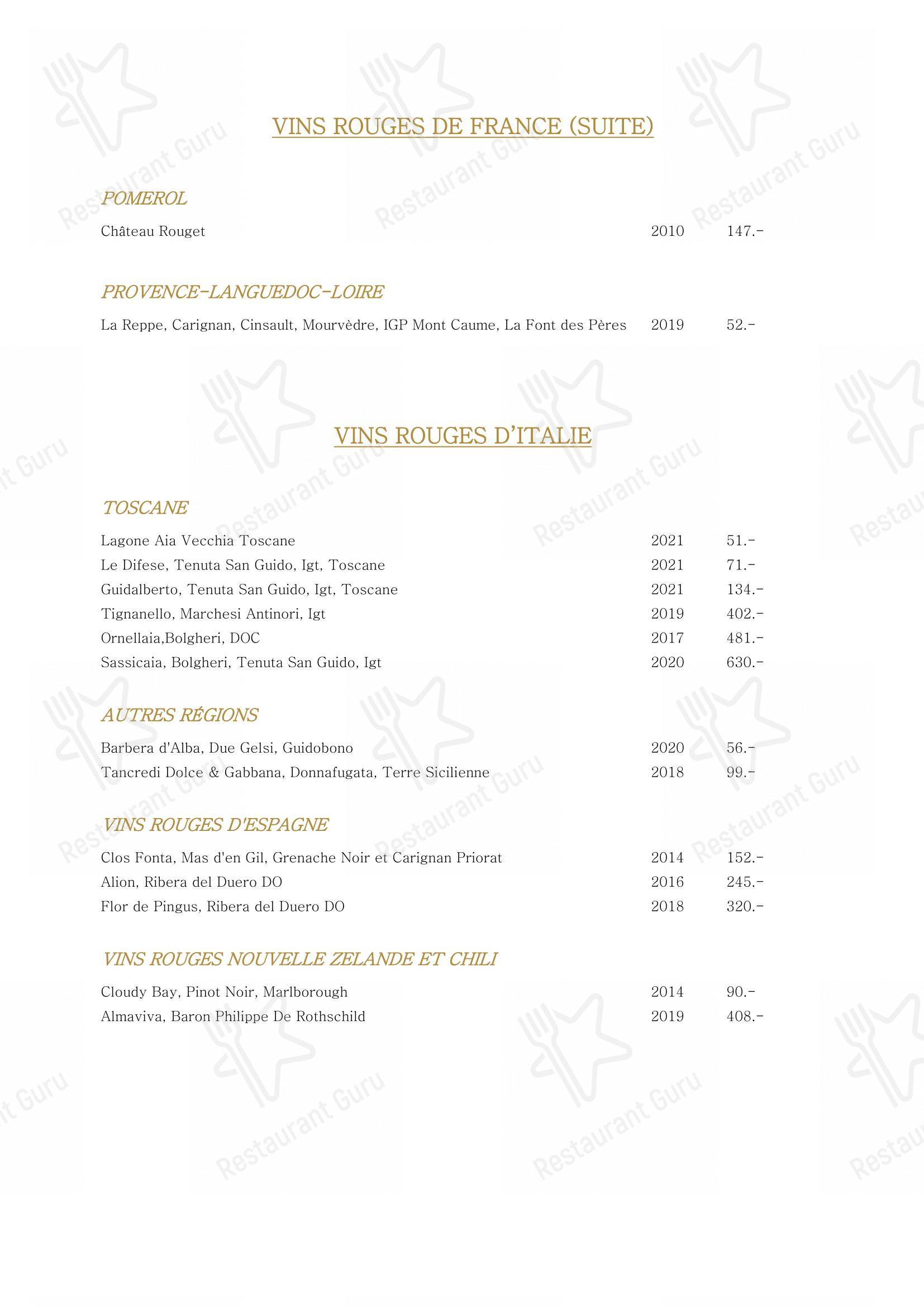 Ночное меню per Planet Caviar ristorante