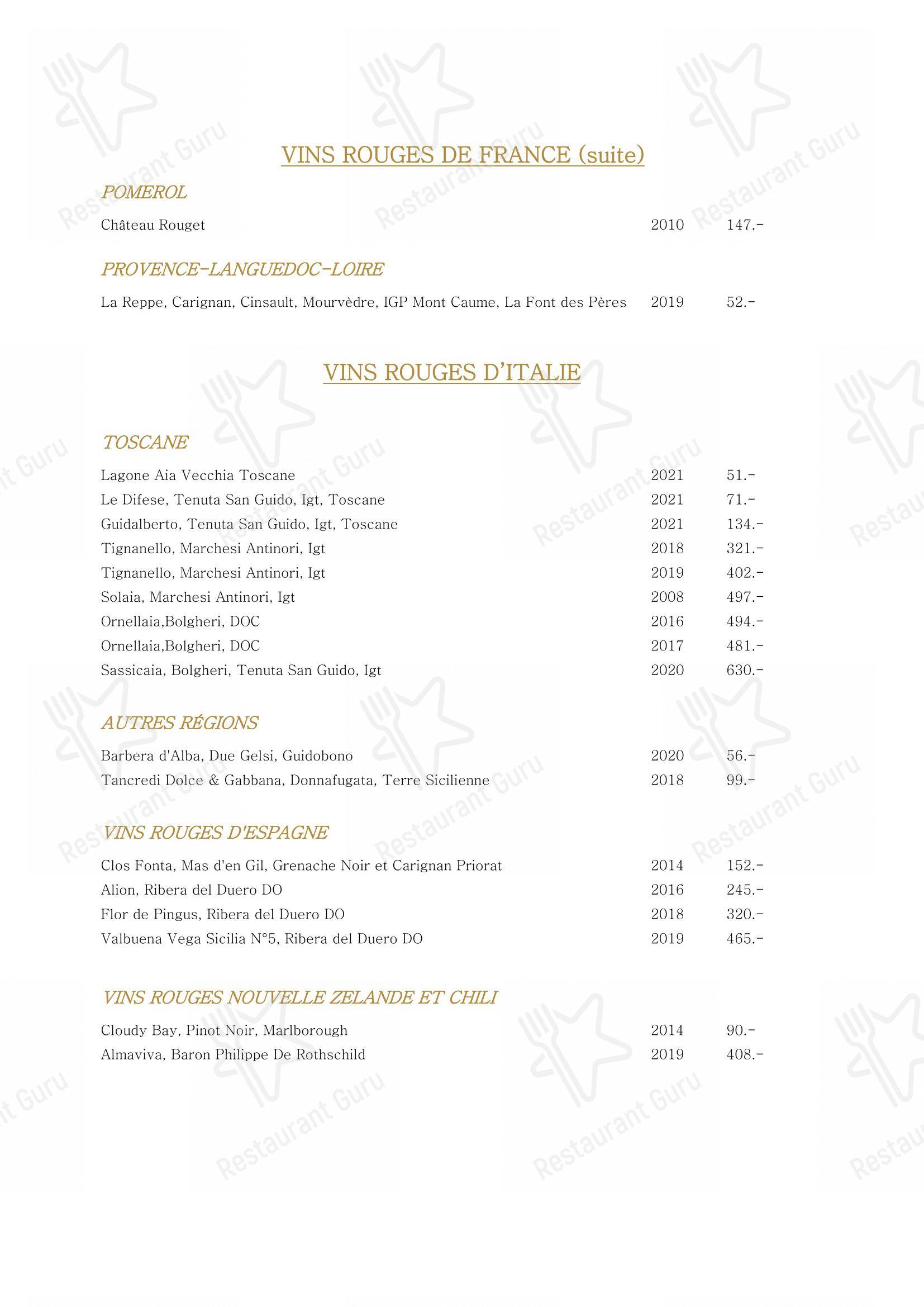 Menu di Planet Caviar