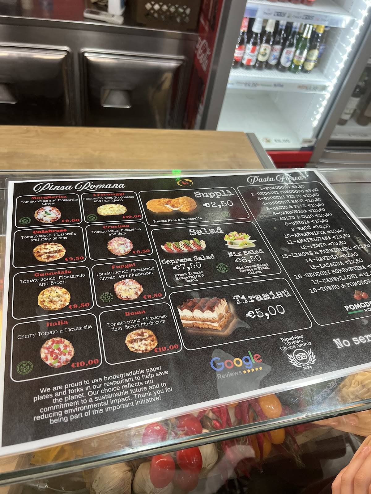 Menu di Pomodorum 