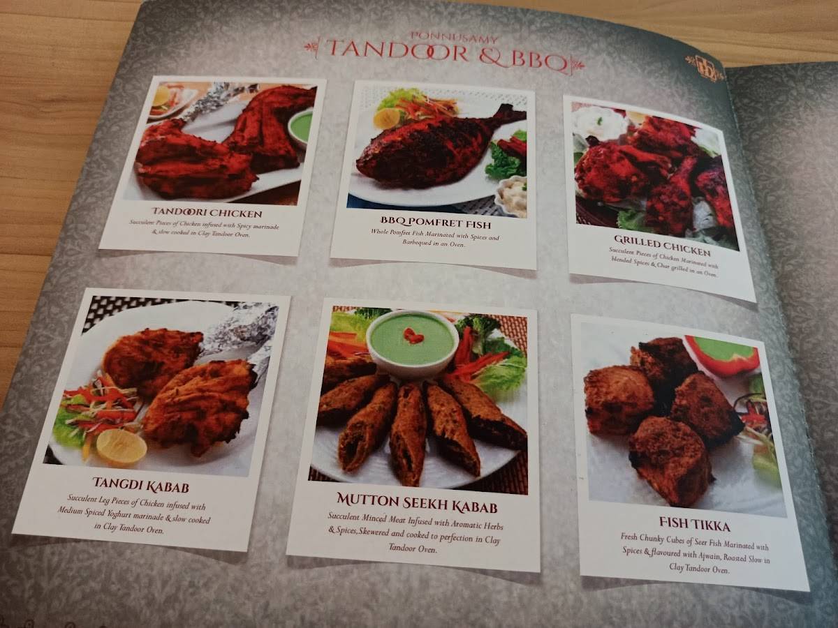 Ponnusamy Hotel Kotturpuram : Best Food Best Health menu